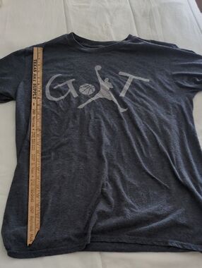 Gray Graphic Basketball T-Shirt